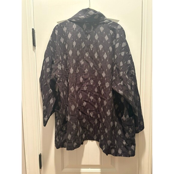 J.jill Pure Jill Ikat Open-front Jacket - Picture 7 of 7
